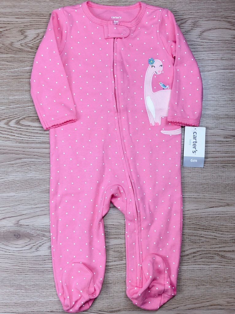 Sleepsuit cotton khoá kéo