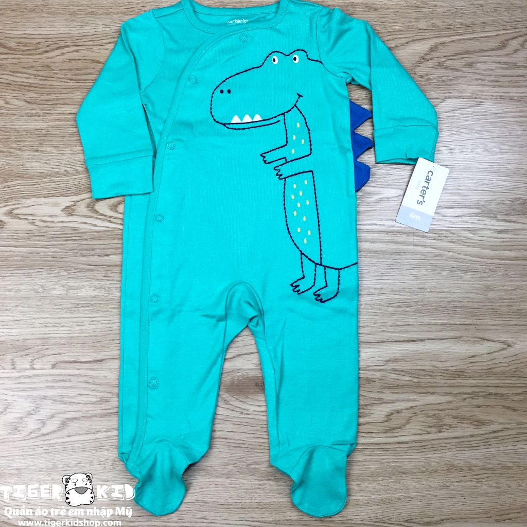 Sleepsuit cotton cài chéo