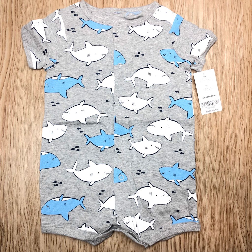 Romper áo liền quần cotton