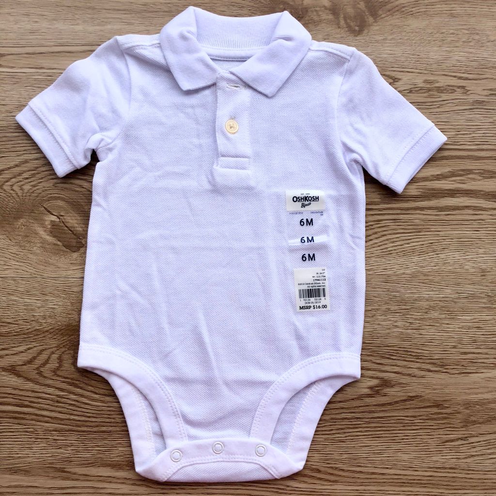 Bodysuit kiểu polo tay ngắn