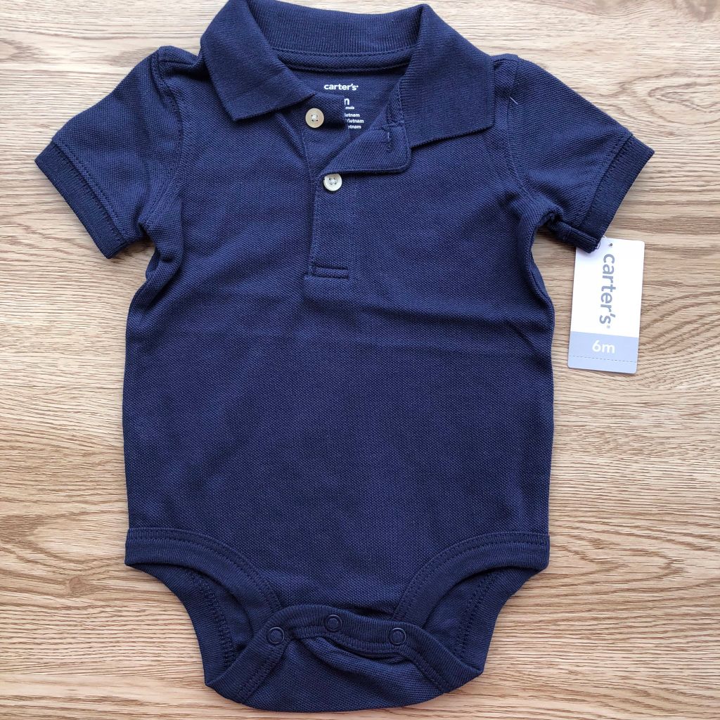 Bodysuit kiểu polo tay ngắn