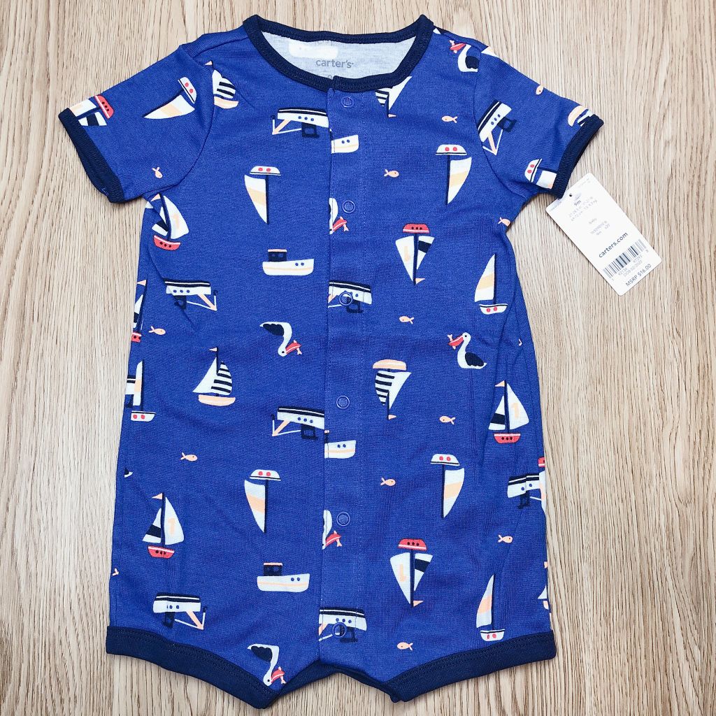 Romper áo liền quần cotton