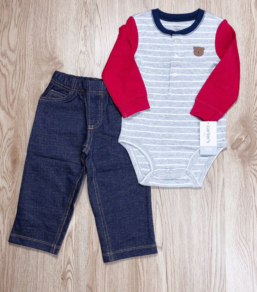 Set 2 món bodysuit kèm quần