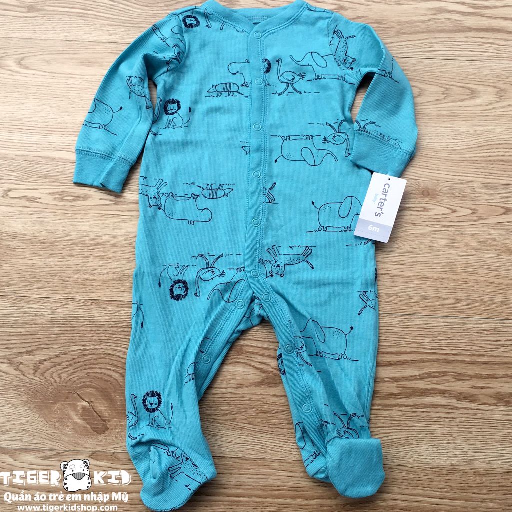Sleepsuit cotton cài nút