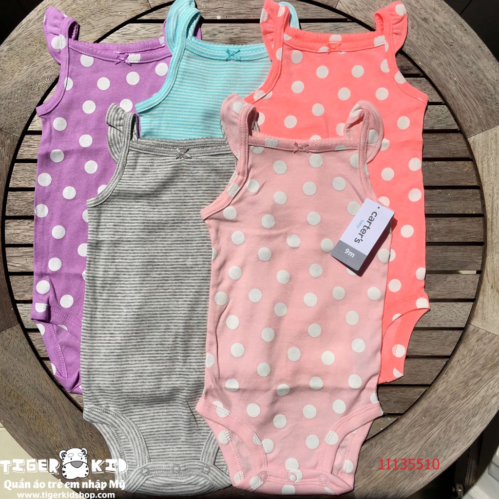 Set 5 bodysuit sát nách