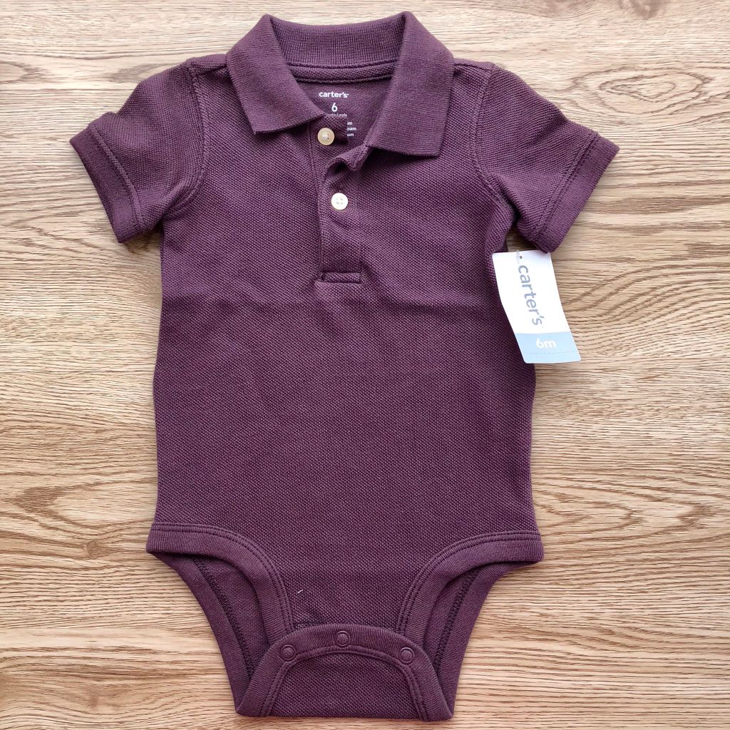 Bodysuit kiểu polo tay ngắn