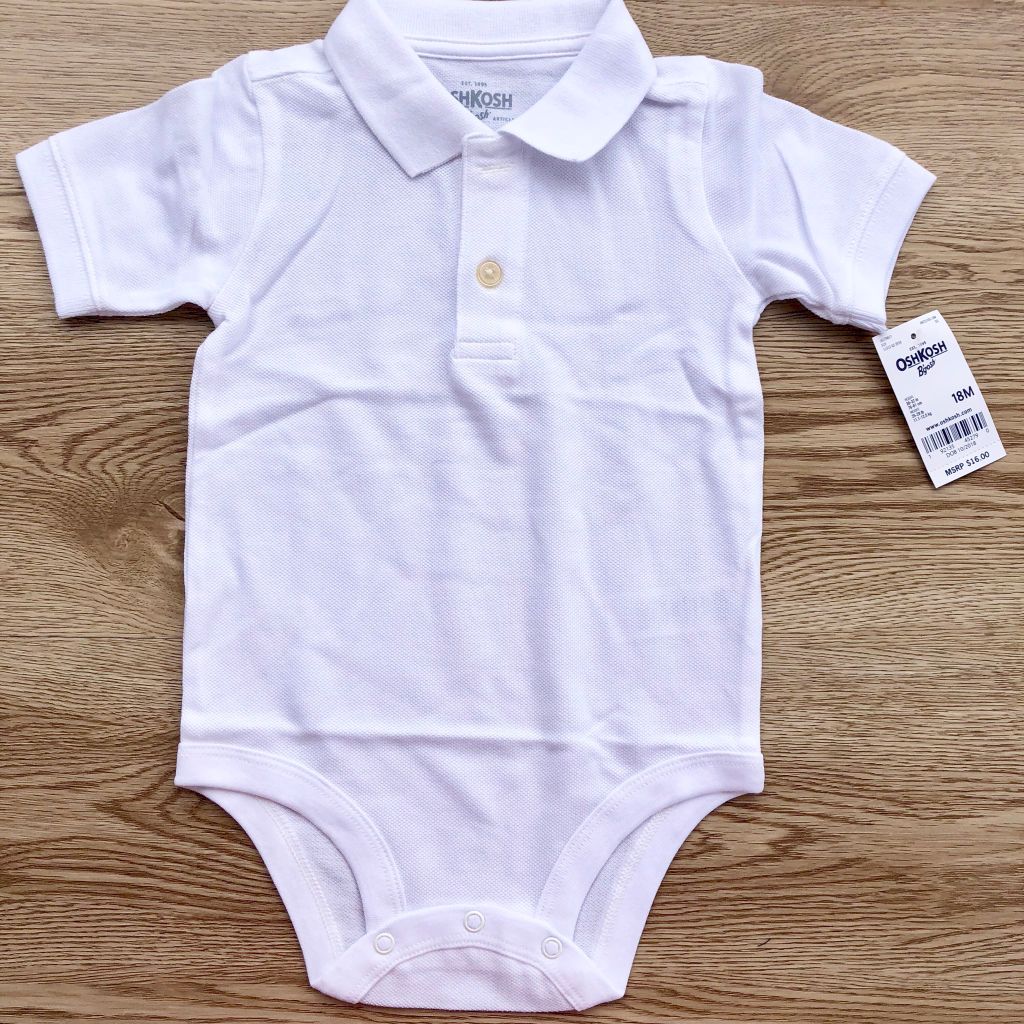 Bodysuit kiểu polo tay ngắn