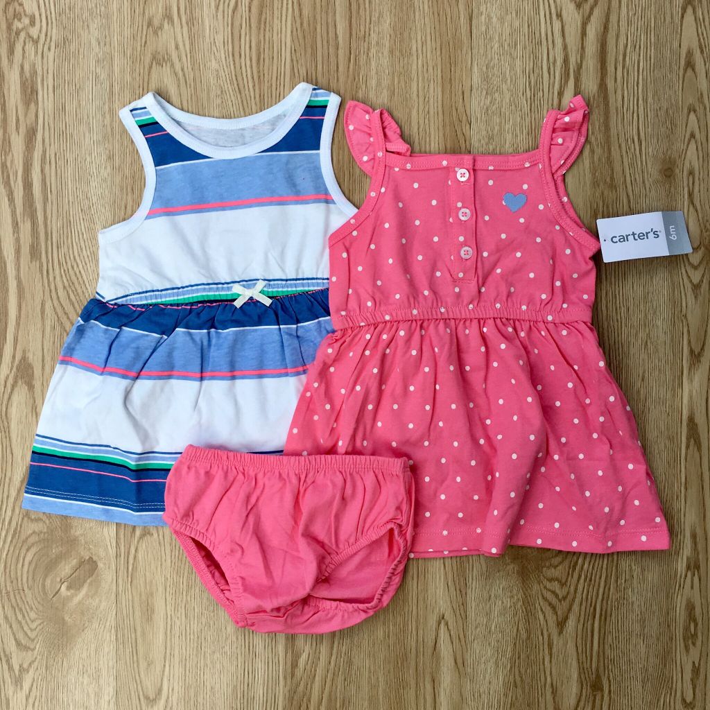 Set 2 đầm bé gái