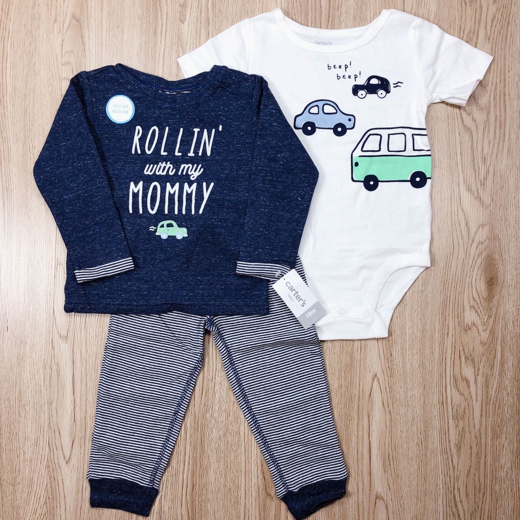 Set 3 món áo kèm quần