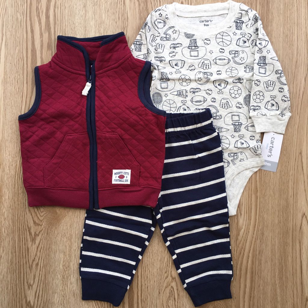 Set 3 món áo khoác kèm quần