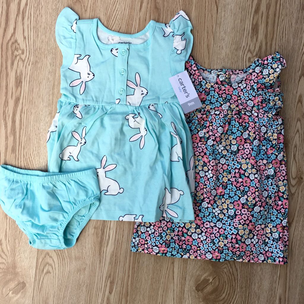 Set 2 đầm bé gái