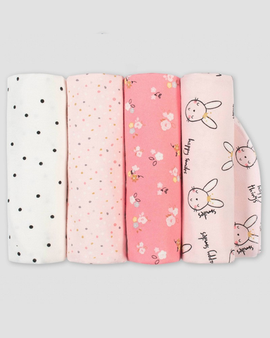 Set 4 khăn Swaddle