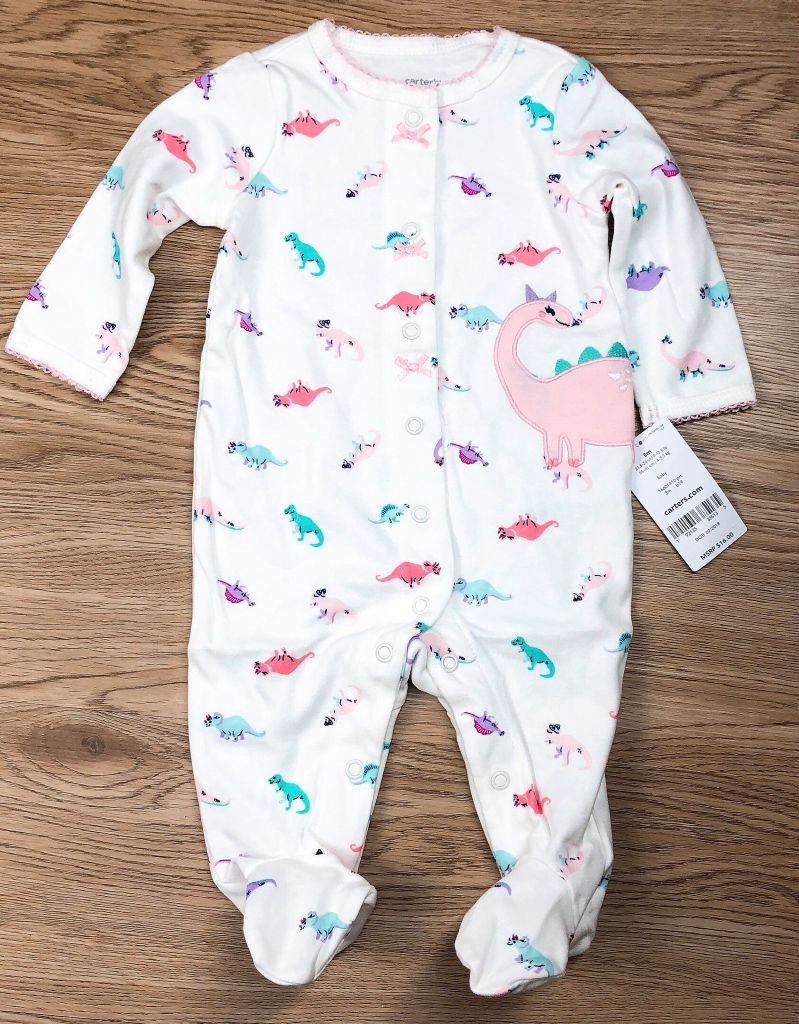 Sleepsuit cotton cài nút