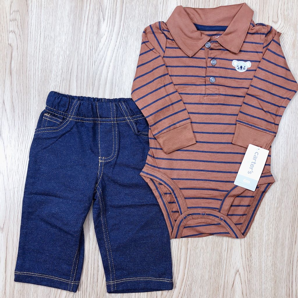 Set 2 món bodysuit kèm quần