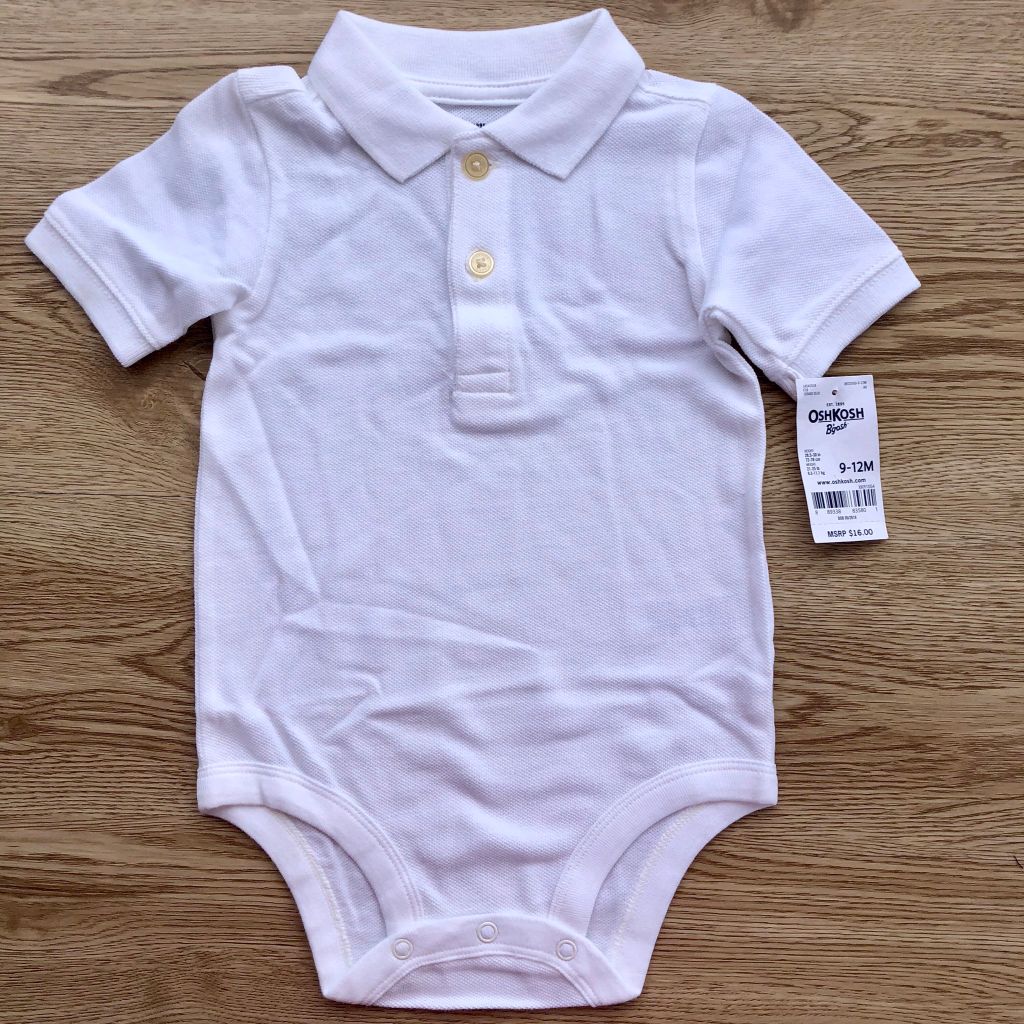 Bodysuit kiểu polo tay ngắn