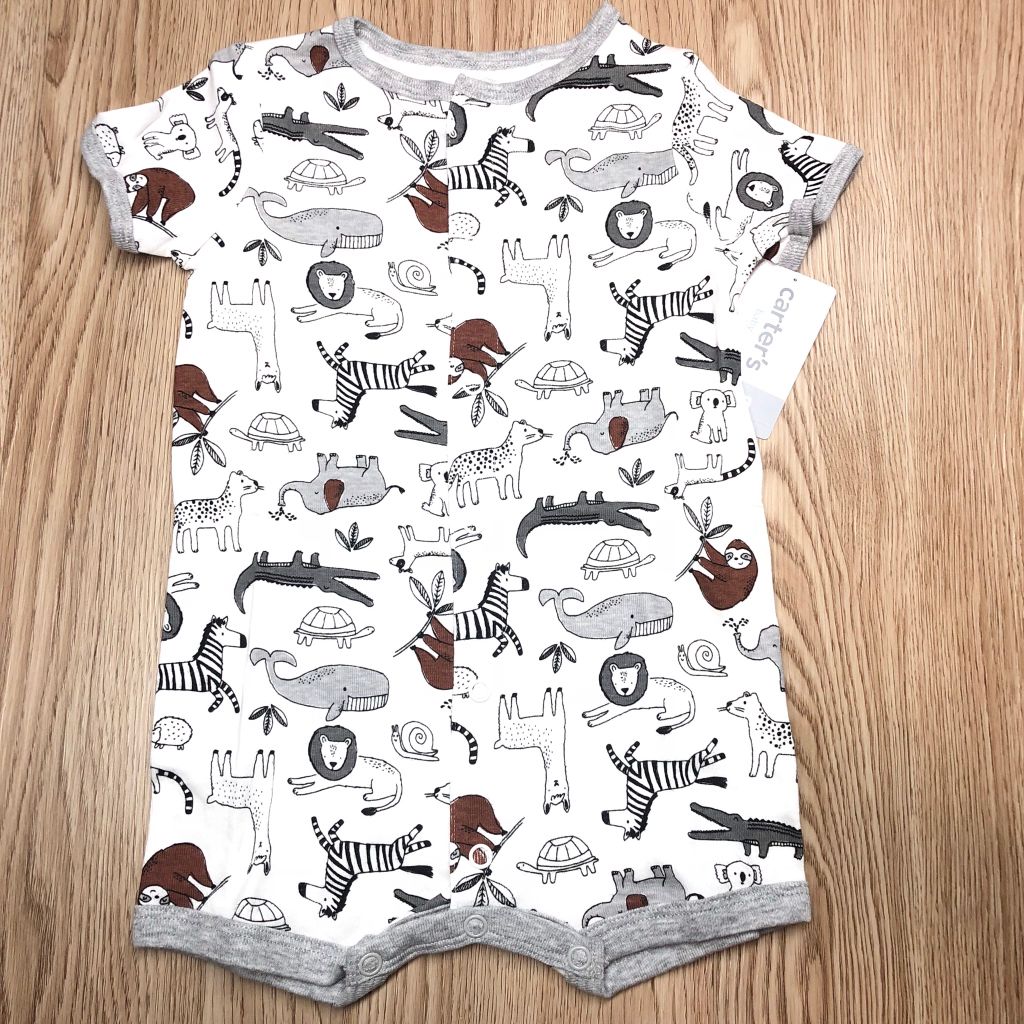 Romper áo liền quần cotton