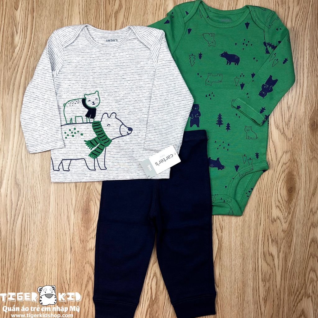 Set 3 món bodysuit kèm quần