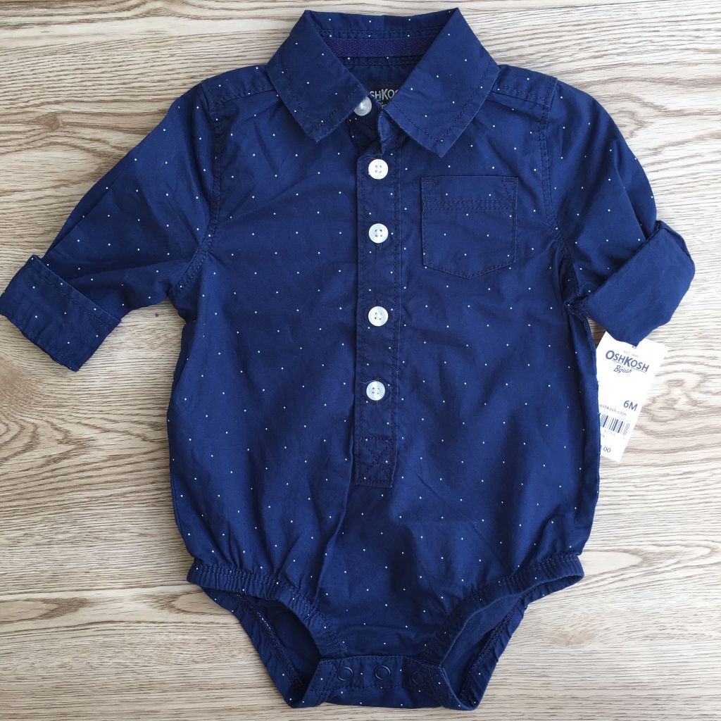 Bodysuit sơ mi tay dài