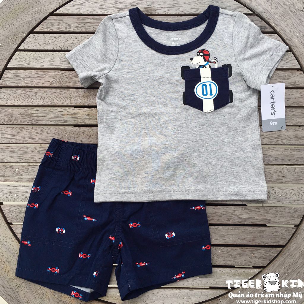 Set 2 món áo kèm quần short
