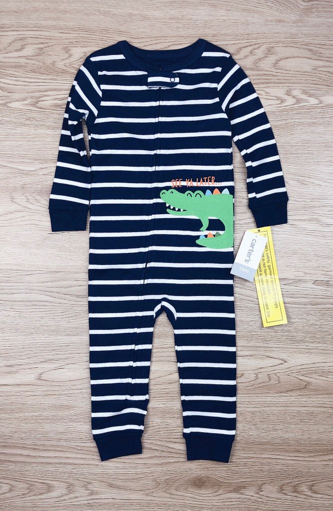 Sleepsuit cotton liền quần không chân