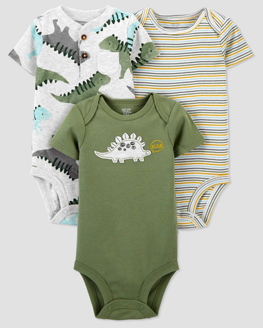 Set 3 bodysuit tay ngắn