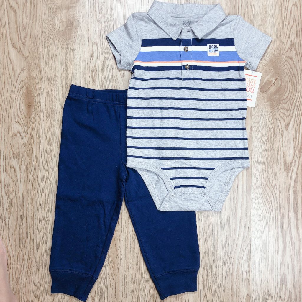 Set 2 bodysuit kèm quần
