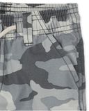 Quần short kaki lưng thun camo xám thumbnail_3