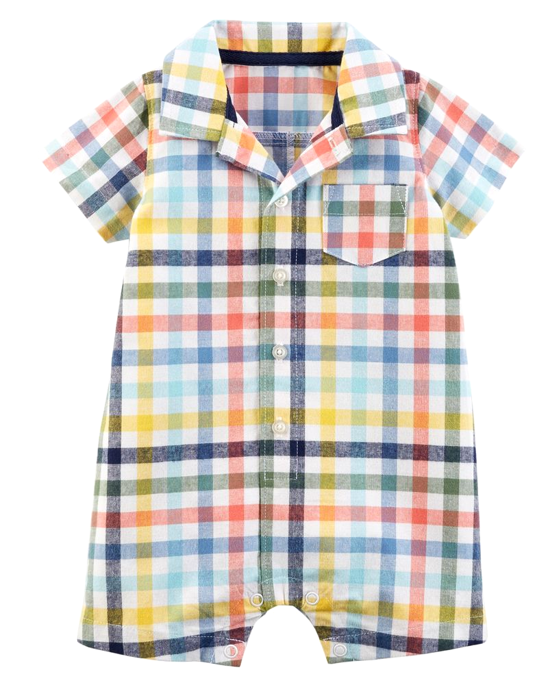 Romper áo liền quần sơ mi 118H992 Carter's