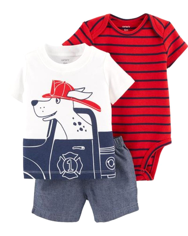 Set 3 món bodysuit kèm quần short