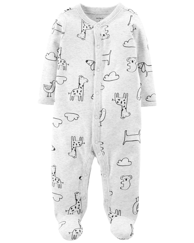 Sleepsuit cotton cài nút