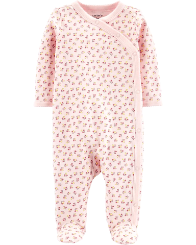 Sleepsuit cotton cài nút