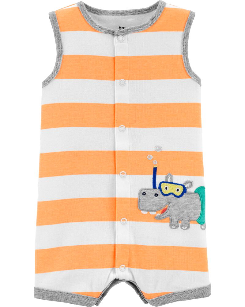 Romper áo liền quần cotton 1H510310 Carter's