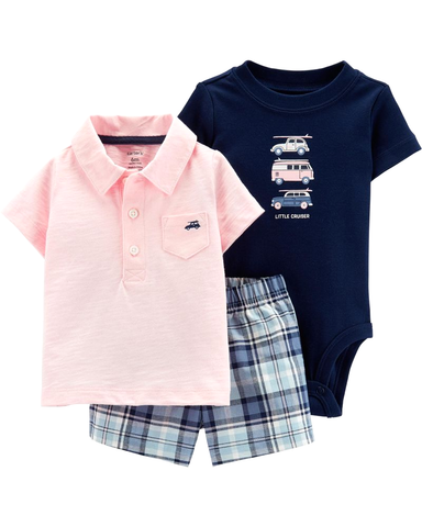 Set 3 món bodysuit kèm quần short