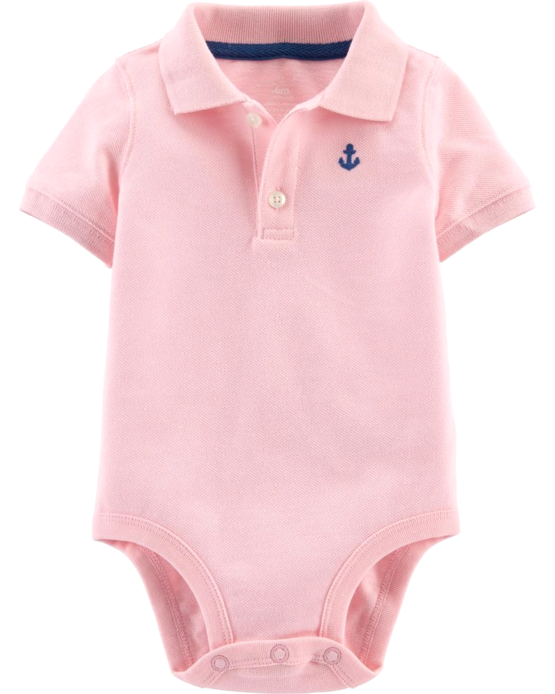 Bodysuit kiểu polo tay ngắn 225H945 Carter's