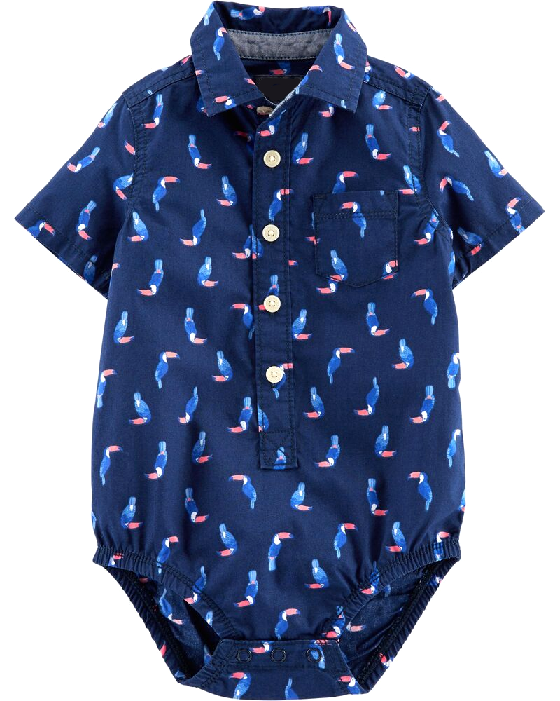 Bodysuit sơ mi tay ngắn 16231011 Oshkosh