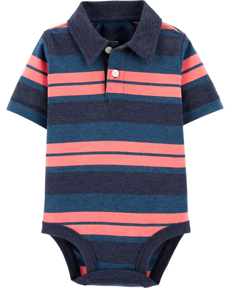 Bodysuit kiểu polo tay ngắn 17985210 Oshkosh