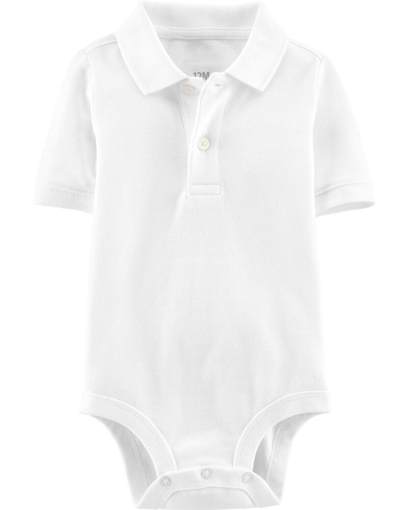 Bodysuit kiểu polo tay ngắn 16179817 Oshkosh