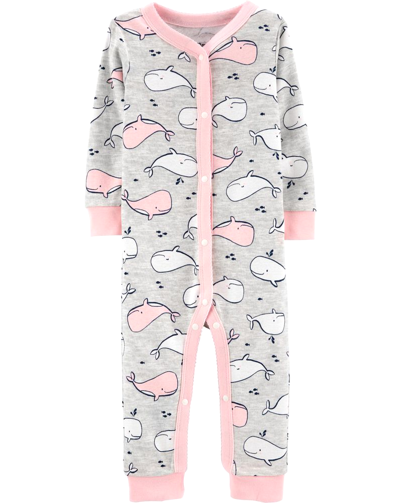 Sleepsuit cotton liền quần không chân 1H866810 Carter's