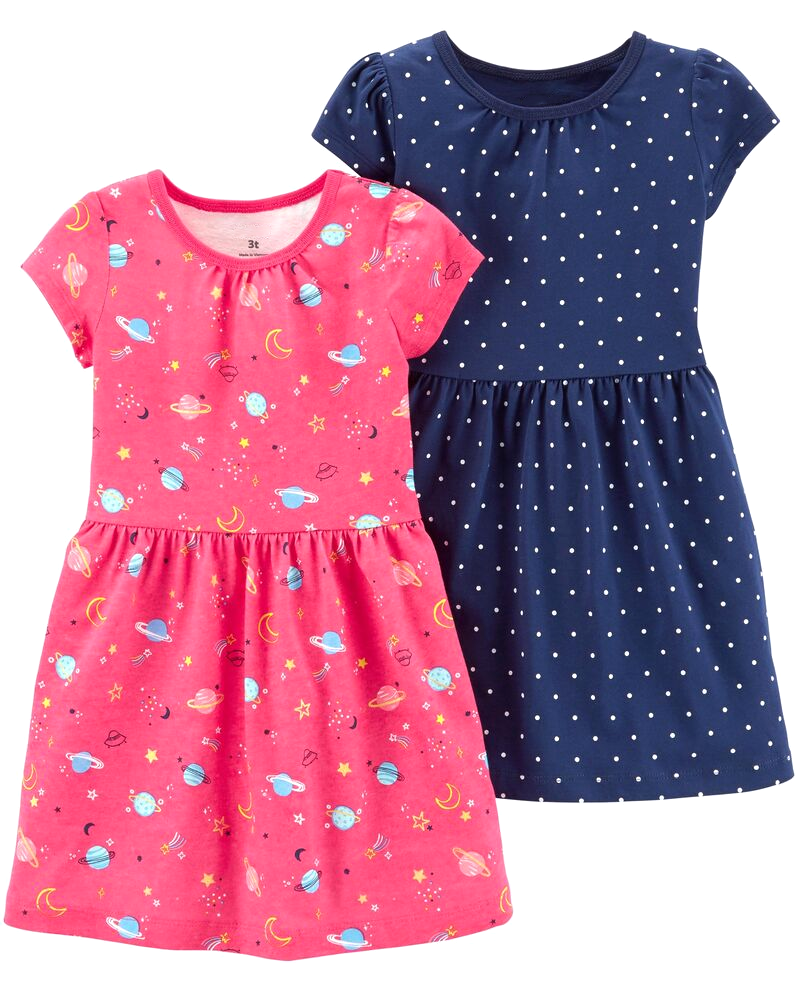 Set 2 đầm bé gái 231G145 Carter's