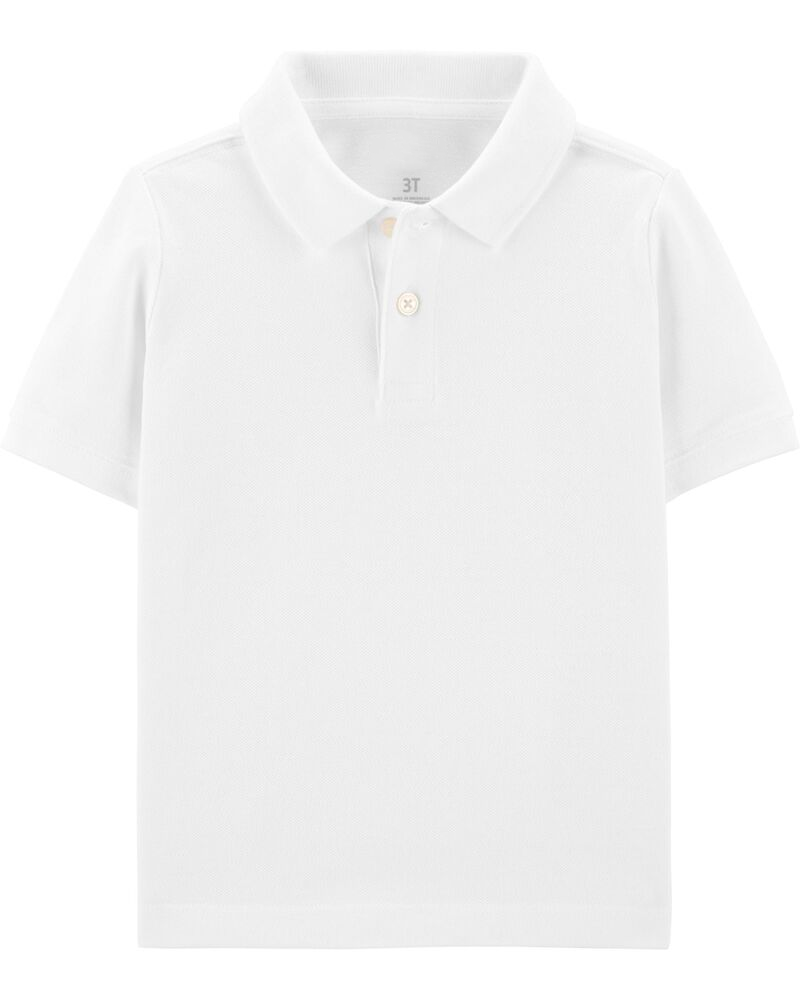 Áo polo trắng tay ngắn 27940119 Oshkosh