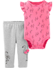 Set 2 món bodysuit kèm quần 16513610 Carter's