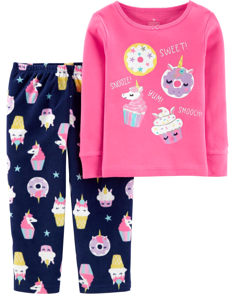 Set 2 đồ ngủ mặc nhà cotton & poly 28445917 Carter's