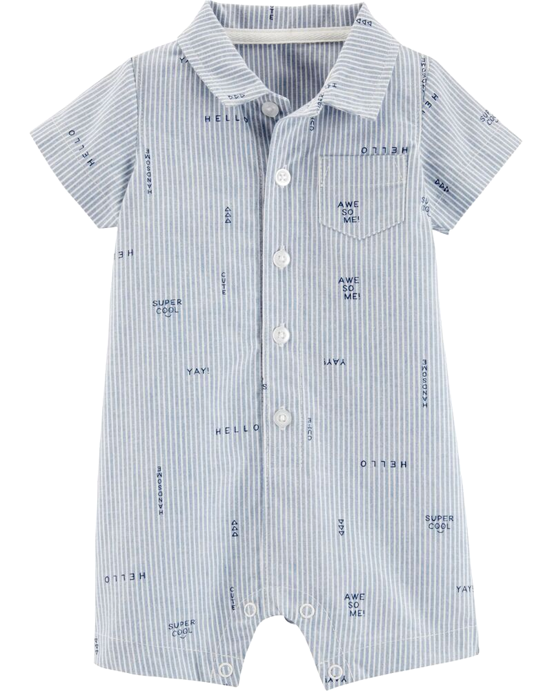Romper áo liền quần sơ mi 16573911 Carter's