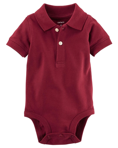 Bodysuit kiểu polo tay ngắn