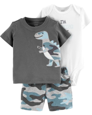 Set 3 món bodysuit kèm quần short