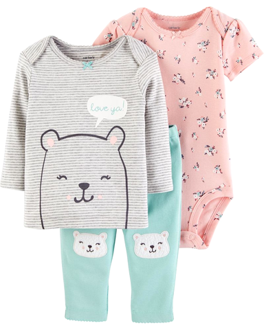 Set 3 món áo kèm quần