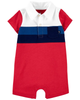 Romper cotton colorblock style tommy cổ polo 1L889110 Carter's