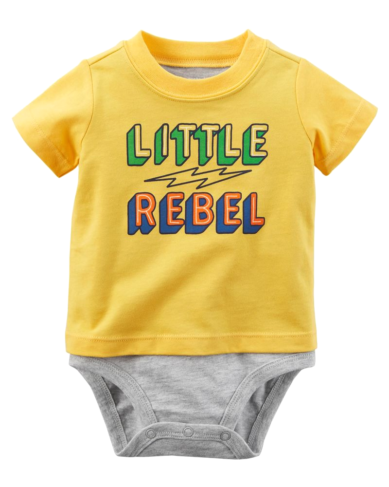 Bodysuit kiểu giả áo 127G884 Carter's