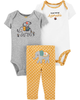 Set 3 bodysuit kèm quần 1I728310 Carter's