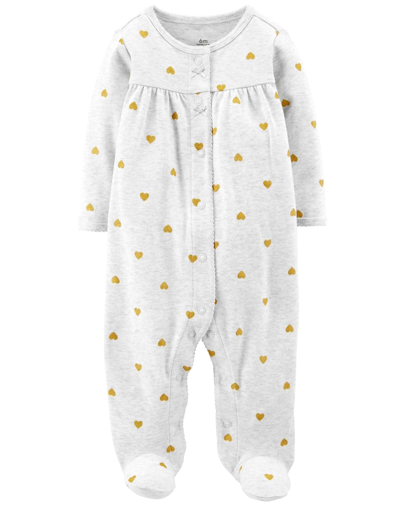 Sleepsuit cotton cài nút 115G618 Carter's